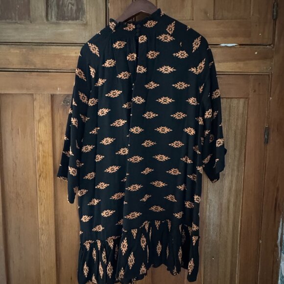 Rhode Marika Mini Tent Dress in Ikat Jacquard Size M - Picture 3 of 5